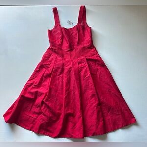 J Crew Womens Fit And Flare New With Tags Dress Petite 6 Sleeveless